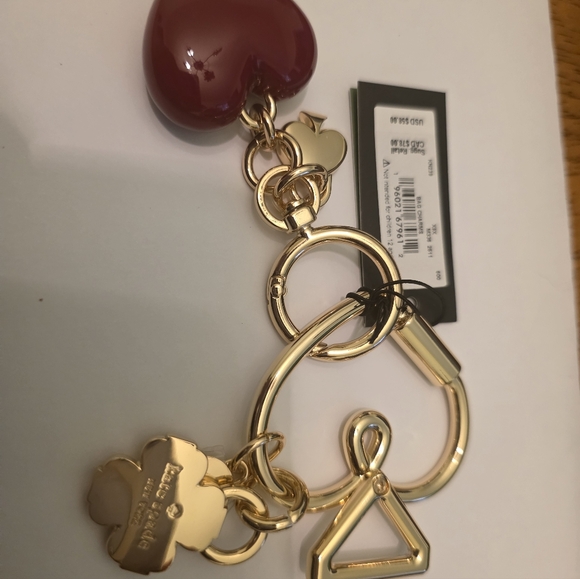 Kate Spade heart bag charm. New With TAG. - Picture 5 of 6